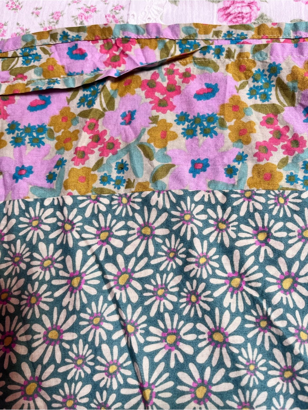 NATURAL LIFE Mix and Match Pastel Floral Cotton Sheet Set - Picture 7 of 16